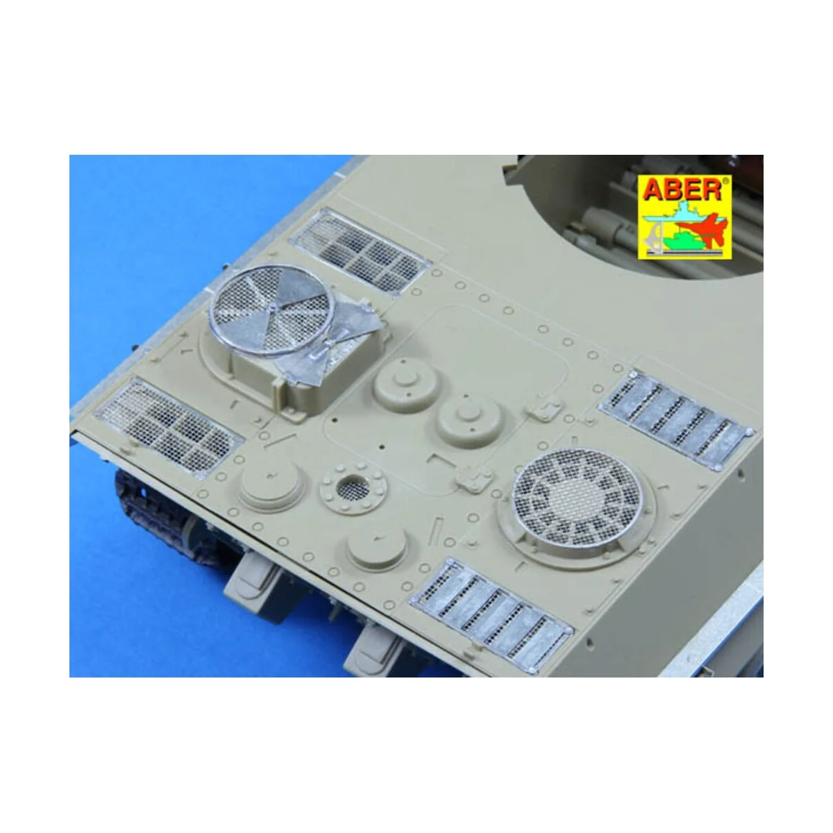 Grilles for Sd.Kfz.171 Panther Ausf.G late model, 1/25 - Aber Model...