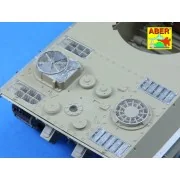 Grilles for Sd.Kfz.171 Panther Ausf.G late model, 1/25 - Aber Model...