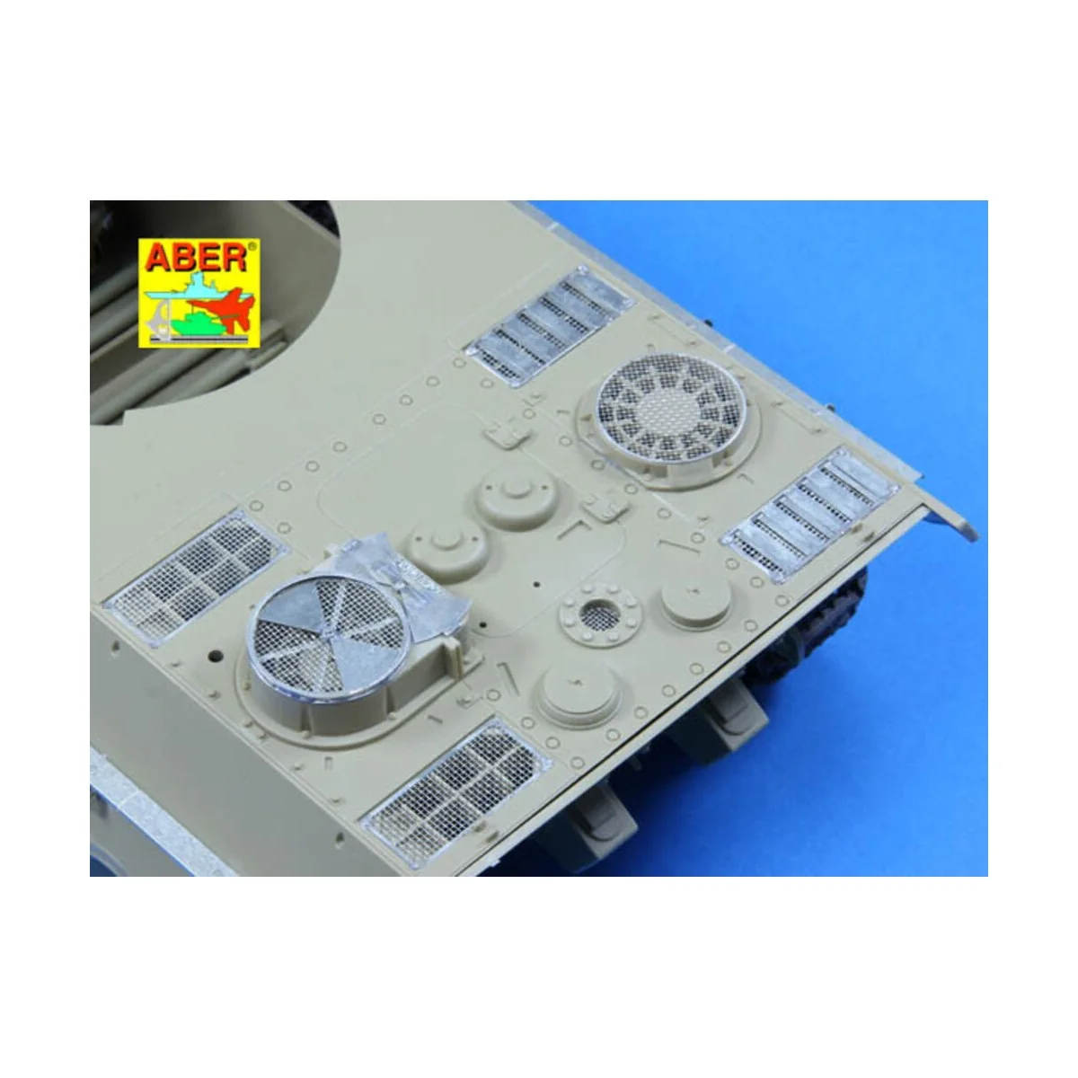 Grilles for Sd.Kfz.171 Panther Ausf.G late model, 1/25 - Aber Model...