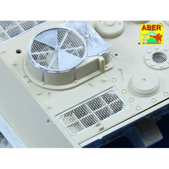 Grilles for Sd.Kfz.171 Panther Ausf.G late model - Aber Models 25003