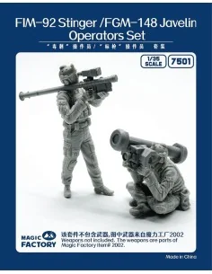 Stinger/Javelin Operators Set (Resin), 1/35 - Magic Factory 7501
