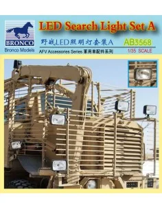 LED Search Light Set A., 1/35 - Bronco Models AB3568