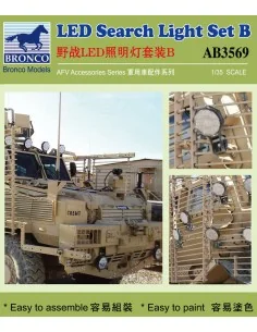 LED Search Light Set B., 1/35 - Bronco Models AB3569
