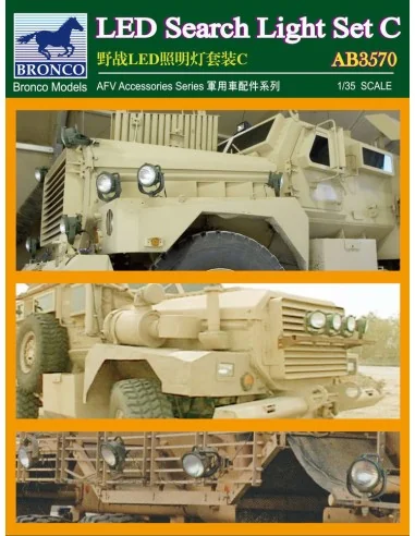 [NO_DESC] LED Search Light Set C., 1/35 - Bronco Models AB3570