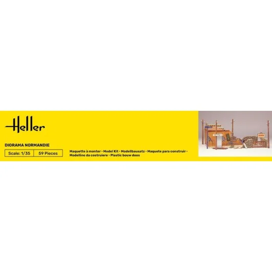 Diorama Normandie, 1/35 - Heller 81250 Diorama Normandie, 1/35 - Heller 81250
