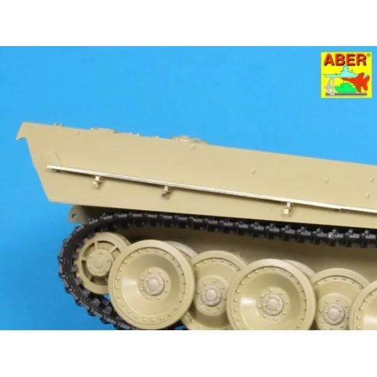 Fenders for Panther G, 1/25 - Aber Models 25010