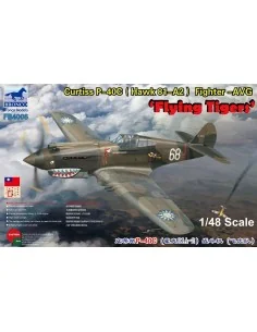Curtiss P-40C (Hawk 81-A2) Fighter -AVG Flying Tigers, 1/48 - Bronc...