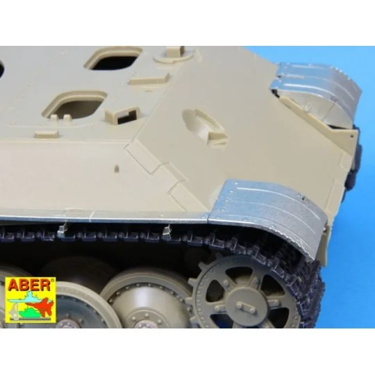 Fenders for Panther G, 1/25 - Aber Models 25010