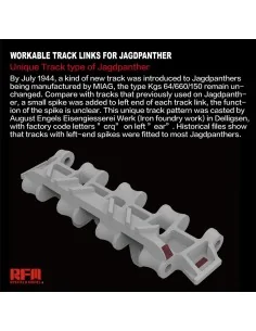Workable Track Links for Jagdpanther, 1/35 - Rye Field Model 5024 2