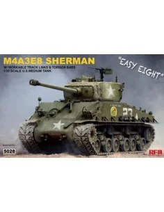 SHERMAN M4A3E8 W/Workable Track links, 1/35 - Rye Field Model 5028