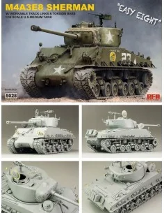 SHERMAN M4A3E8 W/Workable Track links, 1/35 - Rye Field Model 5028 2