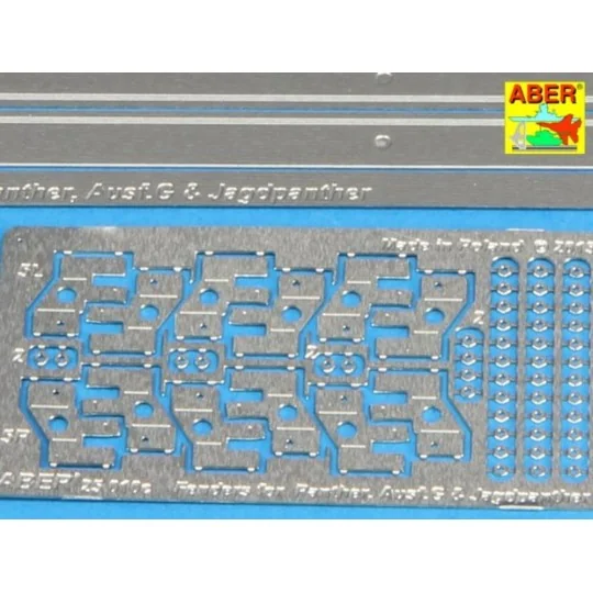Fenders for Panther G, 1/25 - Aber Models 25010