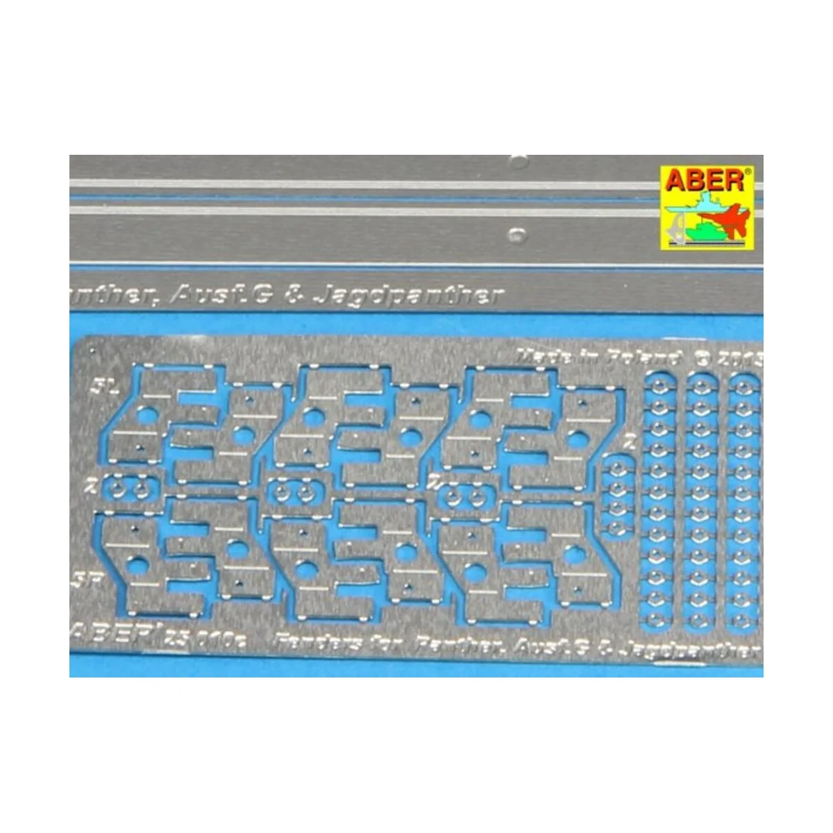 Fenders for Panther G, 1/25 - Aber Models 25010