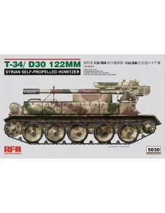 T-34/D-30 122MM SYRIAN SELF-PROPELLED HOWITZER, 1/35 - Rye Field Mo...
