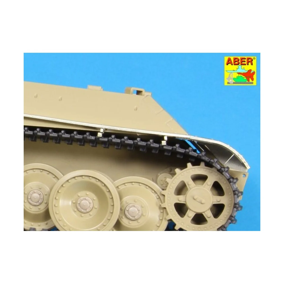 Fenders for Panther G, 1/25 - Aber Models 25010