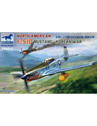North American F-51D Mustang Korean War, 1/48 - Bronco Models FB4012