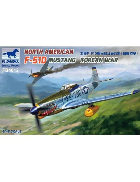 [NO_DESC] North American F-51D Mustang Korean War, 1/48 - Bronco Mo...