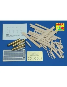 8, 8cm Tiger I A/T Ammo with box, 1/16 - Aber Models 16012