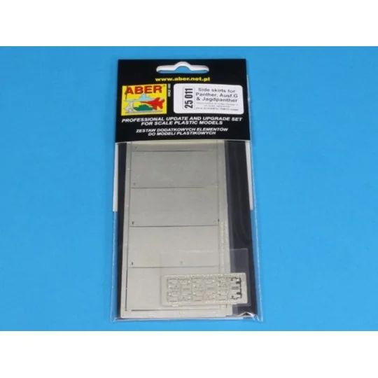 Side skirts for Panther G, 1/25 - Aber Models 25011 Side skirts for Panther G, 1/25 - Aber Models 25011