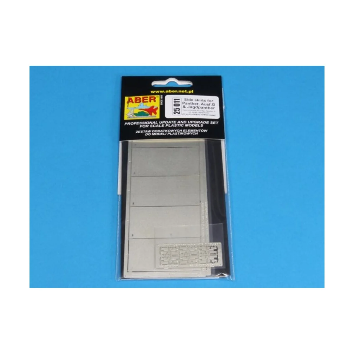 Side skirts for Panther G, 1/25 - Aber Models 25011 Side skirts for Panther G, 1/25 - Aber Models 25011