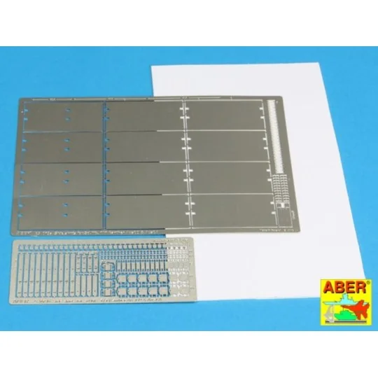 Side skirts for Panther A/D, 1/25 - Aber Models 25019 Side skirts for Panther A/D, 1/25 - Aber Models 25019