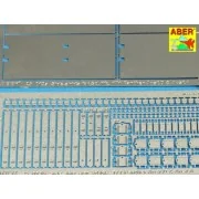 Side skirts for Panther A/D, 1/25 - Aber Models 25019 Side skirts for Panther A/D, 1/25 - Aber Models 25019