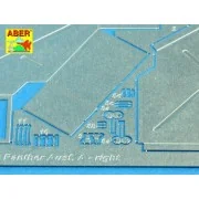 Rear boxes for (Sd.Kfz. 171) Panther Ausf.A, 1/25 - Aber Models 25020