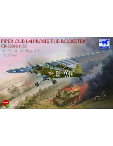 Piper Cub L4H Rosie the Rocketer, 1/35 - Bronco Models CB35018