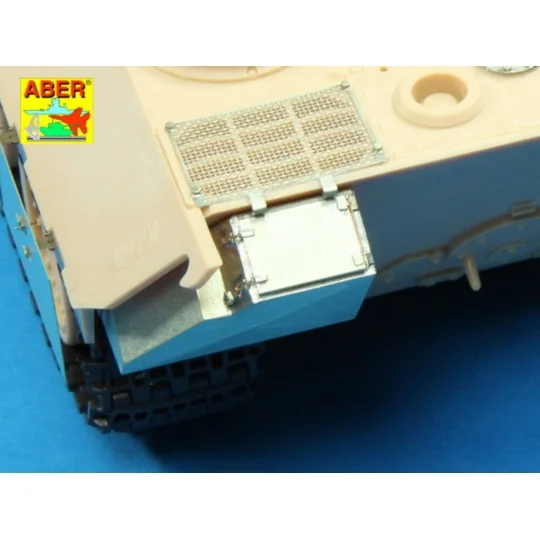 Rear boxes for (Sd.Kfz. 171) Panther Ausf.A, 1/25 - Aber Models 25020