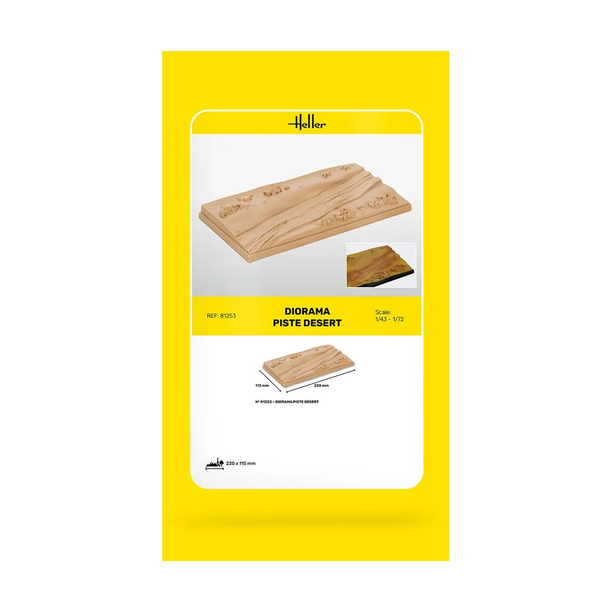 Piste Desert, 1/43 - Heller 81253