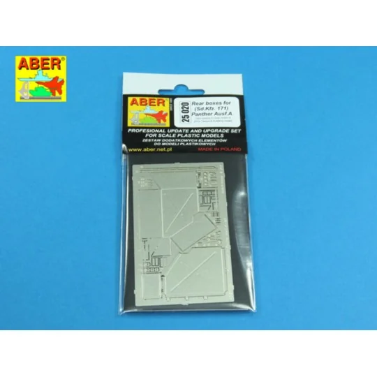 Rear boxes for (Sd.Kfz. 171) Panther Ausf.A - Aber Models 25020