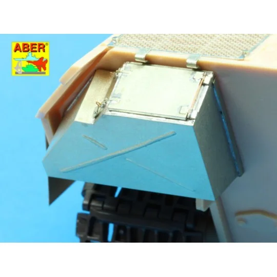 Rear boxes for (Sd.Kfz. 171) Panther Ausf.A, 1/25 - Aber Models 25020