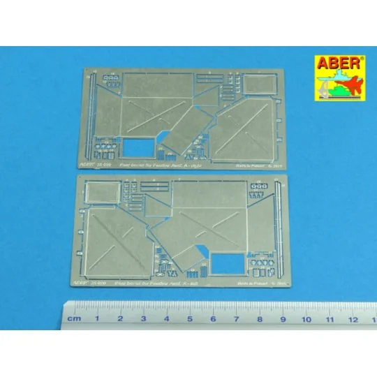 Rear boxes for (Sd.Kfz. 171) Panther Ausf.A, 1/25 - Aber Models 25020