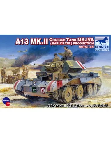 A13 Mk.II Cruiser Tank Mk.IVA(Early/Late Production, 1/35 - Bronco ...