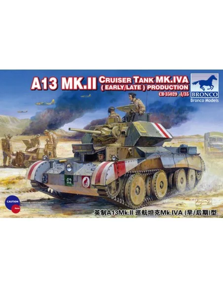 A13 Mk.II Cruiser Tank Mk.IVA(Early/Late Production, 1/35 - Bronco ...