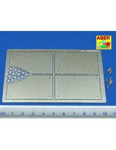 Tiger II Henshel- Vol.4- Armour for grilles, 1/16 - Aber Models 16037 2