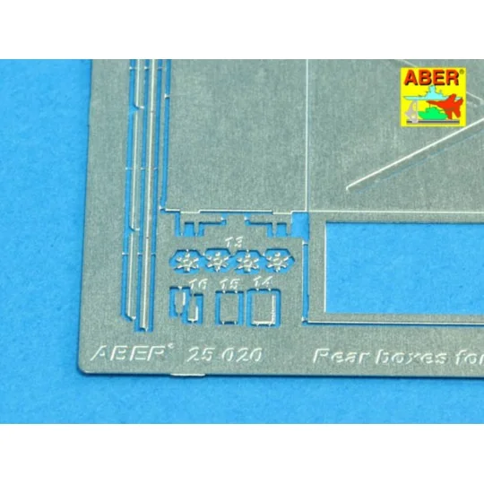 Rear boxes for (Sd.Kfz. 171) Panther Ausf.A, 1/25 - Aber Models 25020