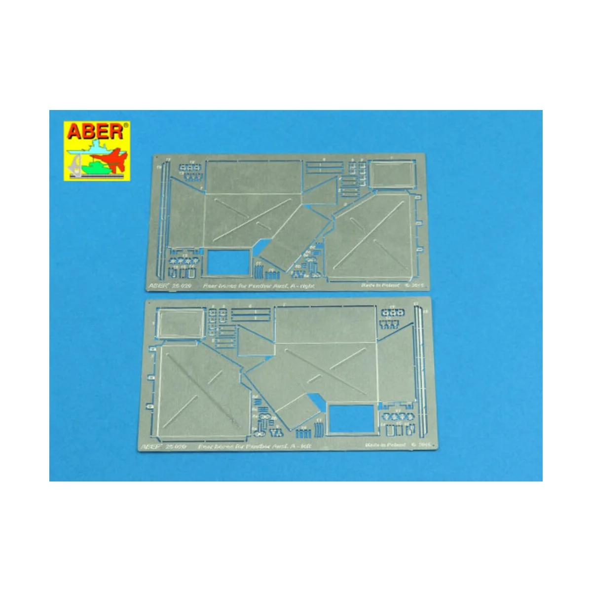 Rear boxes for (Sd.Kfz. 171) Panther Ausf.A, 1/25 - Aber Models 25020