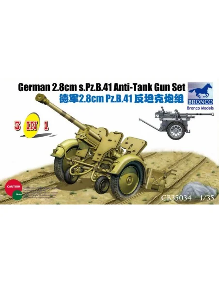 2.8cm Pzb41, 1/35 - Bronco Models CB35034