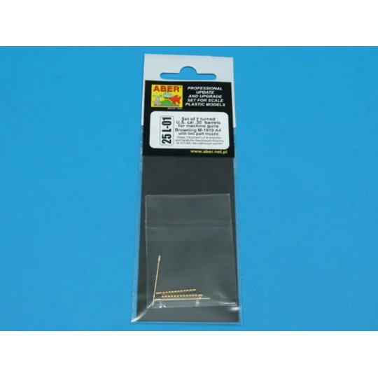 Browning M-1919 with two part muzzle - Aber Models 25 L-01