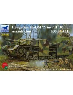 Hungarian 40/43M Zrinyi II 105mm Assault Gun, 1/35 - Bronco Models ...