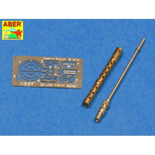 MG34 barrel, 1/25 - Aber Models 25 L-02