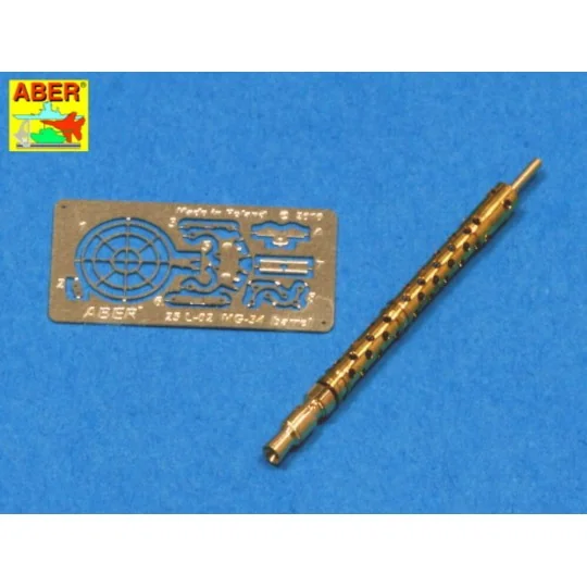 MG34 barrel, 1/25 - Aber Models 25 L-02
