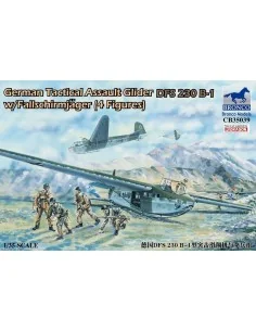 German Tactical Assault Glider DFS 230 B-1 w/Fallschirmjäger (4 Fig...