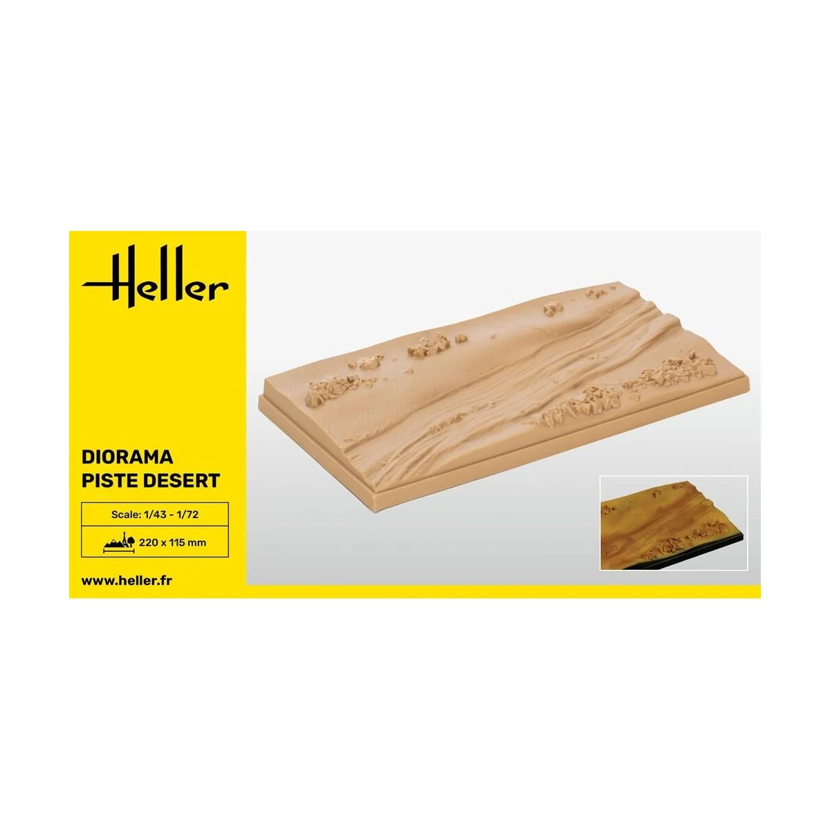Piste Desert, 1/43 - Heller 81253