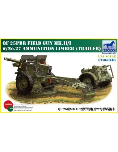 [NO_DESC] QF 25pdr Field Gun Mk.II/I, 1/35 - Bronco Models CB35046