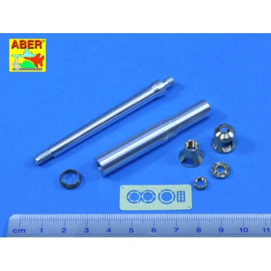 German 88 mm KwK 36 L/56 Tiger I Early Barrel - Aber Models 25 L-04