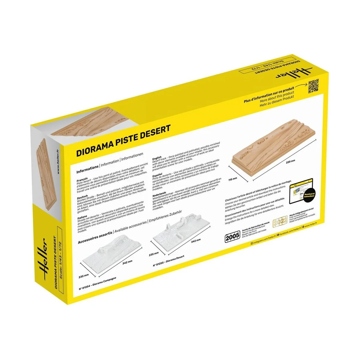 Piste Desert, 1/43 - Heller 81253