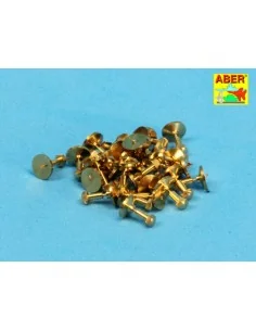Turned imitation of Hexagon bolts x30, 1/16 - Aber Models 16100 2