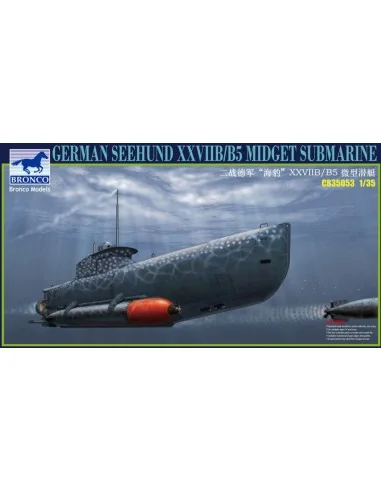 German Seehund XXVII B/B5 Midget Submarine (2 options in 1), 1/35 -...